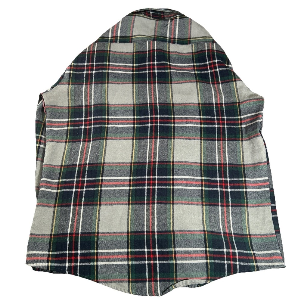 Vintage Northwest Territory Shirt Men's L Tartan Plaid Flannel 80s Outdoor Camp - Picture 3 of 5